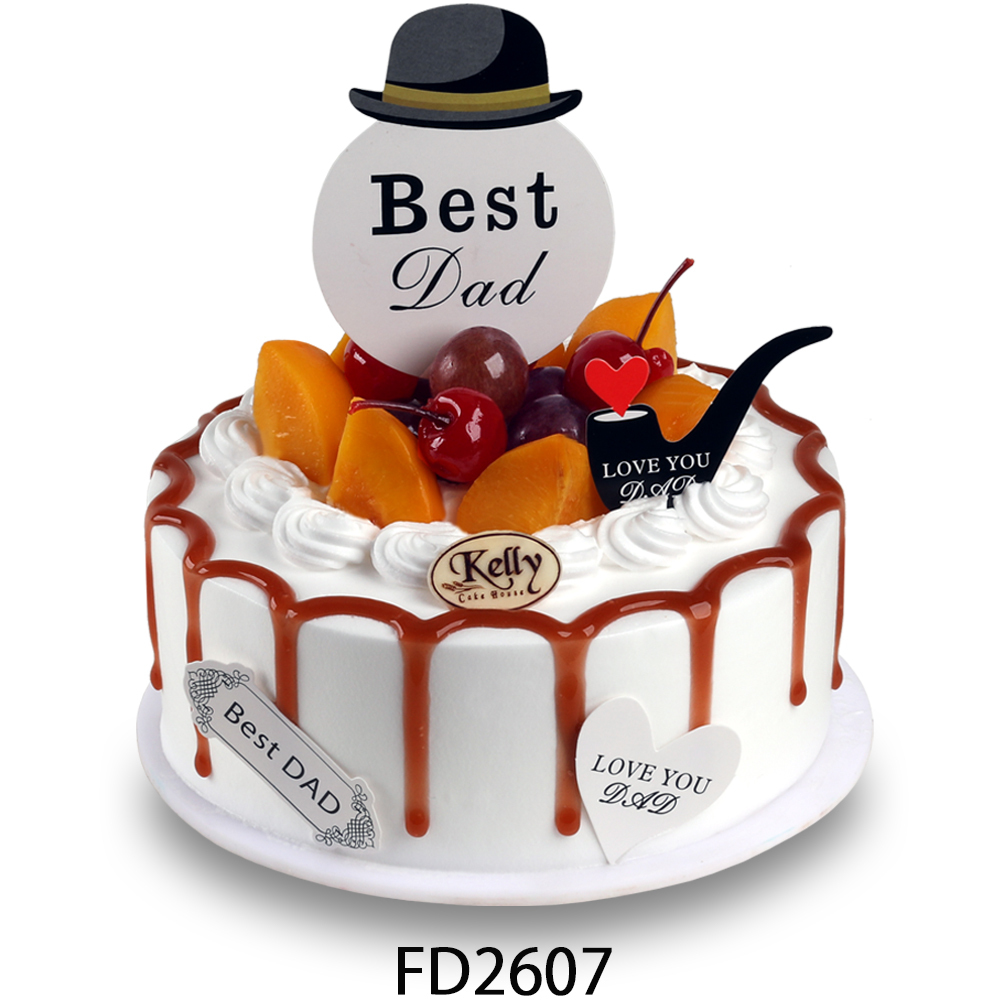 Father's Day Fruit Cocktail Cake
