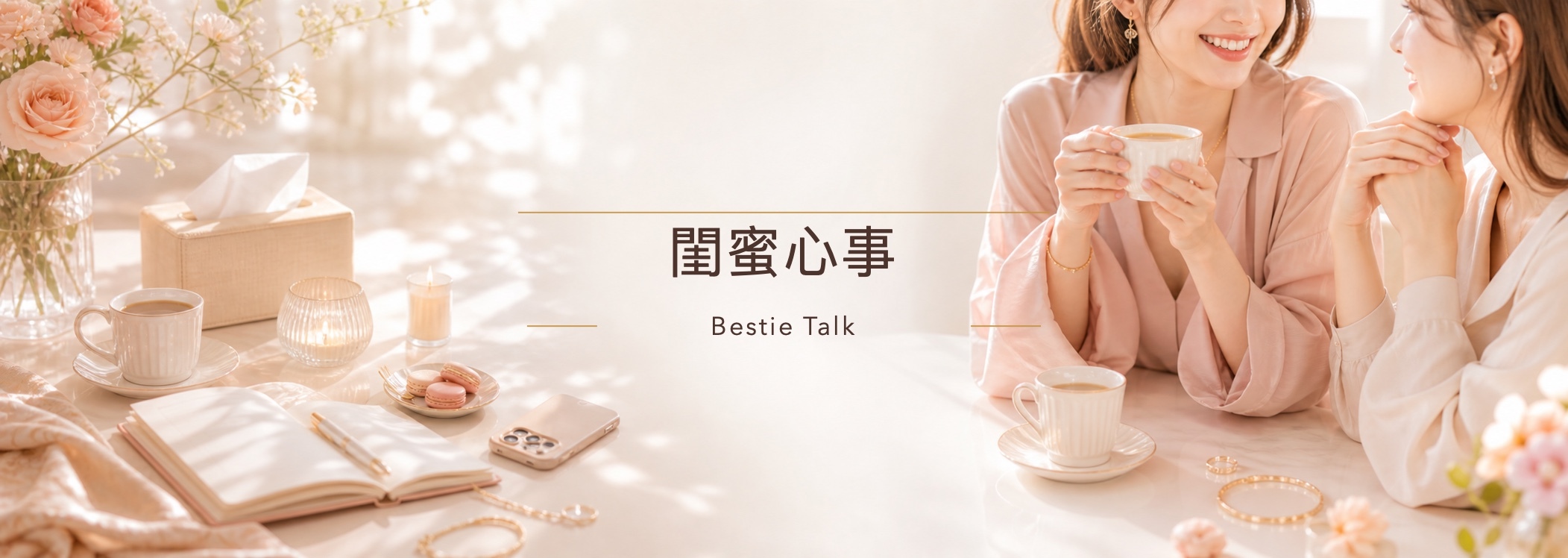 頂超生技 D'CHAO 閨蜜心事與女性情感陪伴橫幅