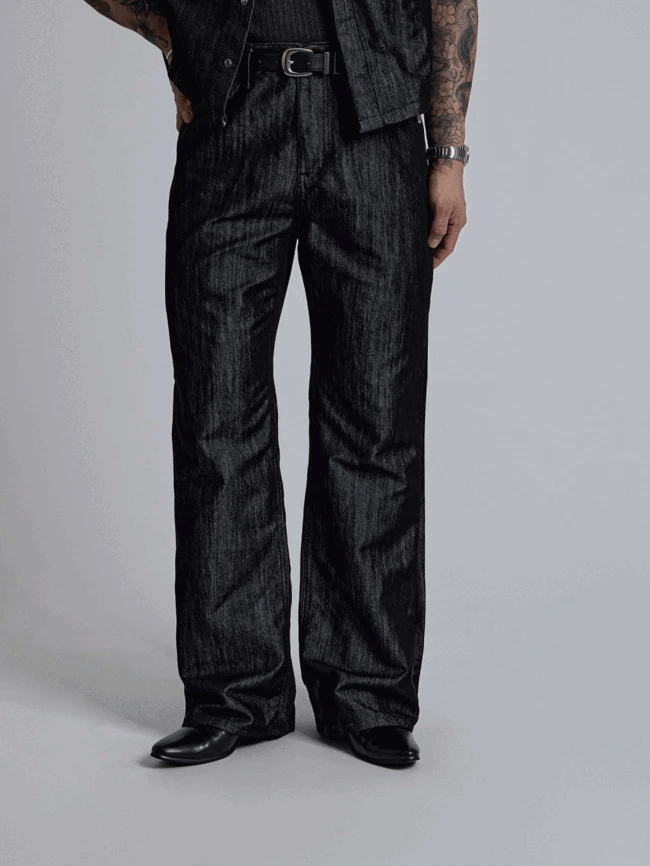 Conche colorfast flared jeans