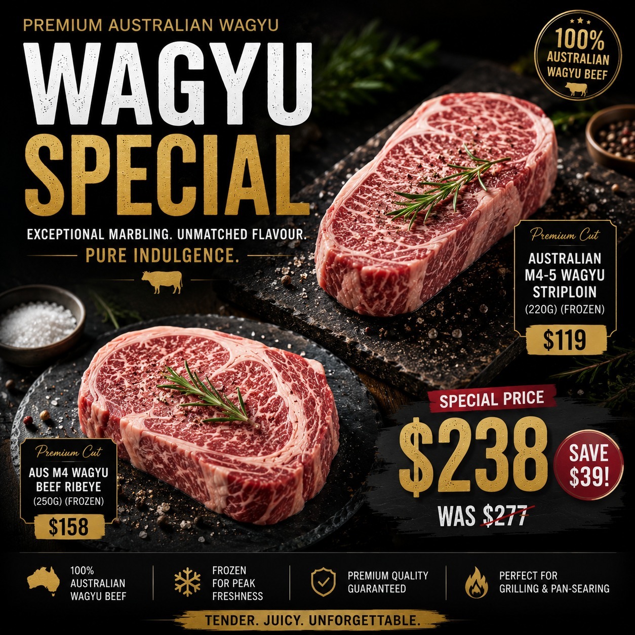 PREMIUM AUSTRALIAN WAGYU WAGYU SPECIAL