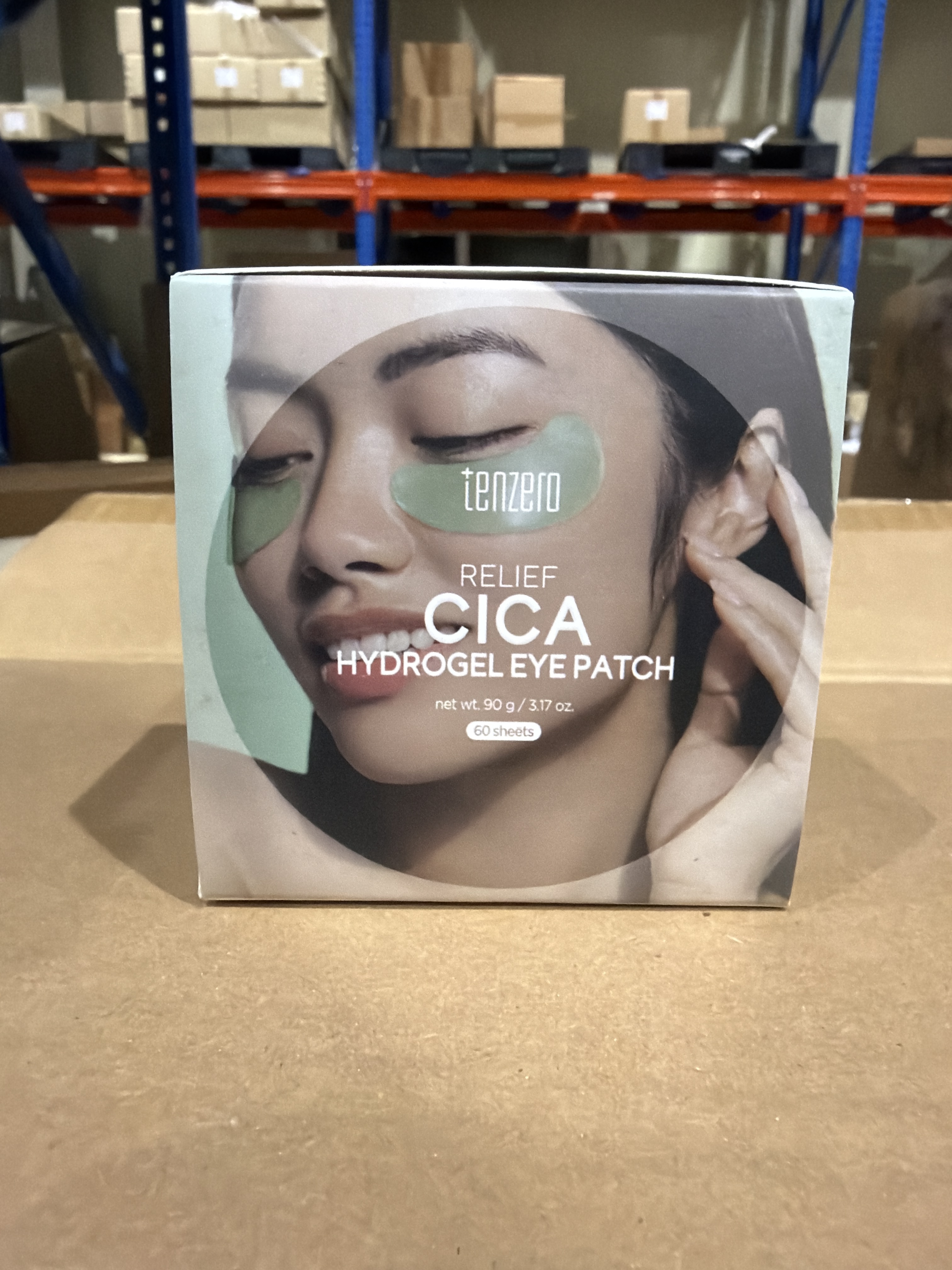 TT81 tenzero RELIEF CICA HYDROGEL EYE PATCH 積雪草眼膜 60片X2盒