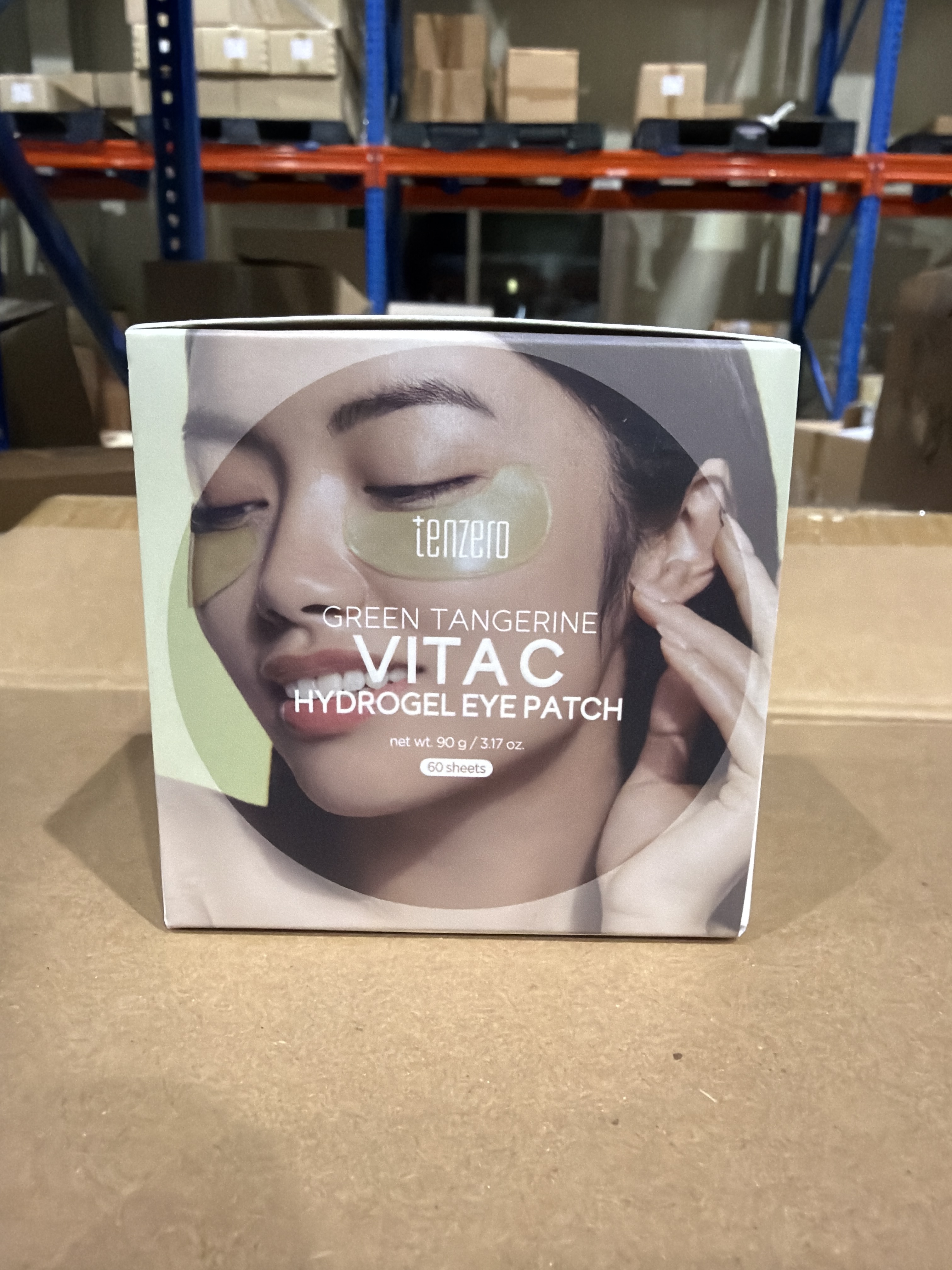TT82 tenzero GREEN TANGERINE VITA C HYDROGEL EYE PATCH 維他命C 眼膜 60片X2盒