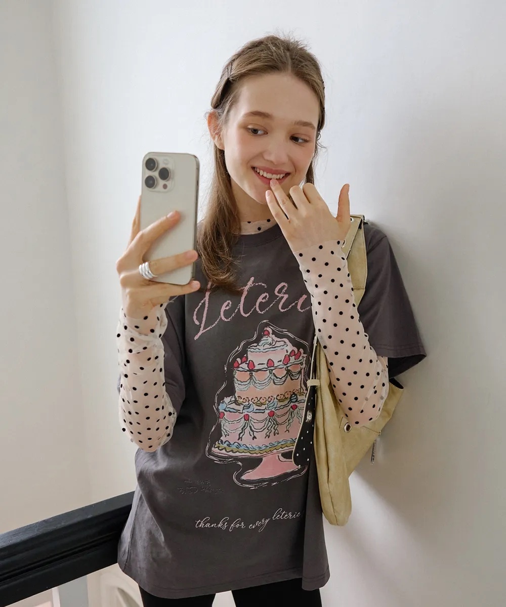 《限時團購優惠》LETERIE SWEET CAKE T-SHIRTS