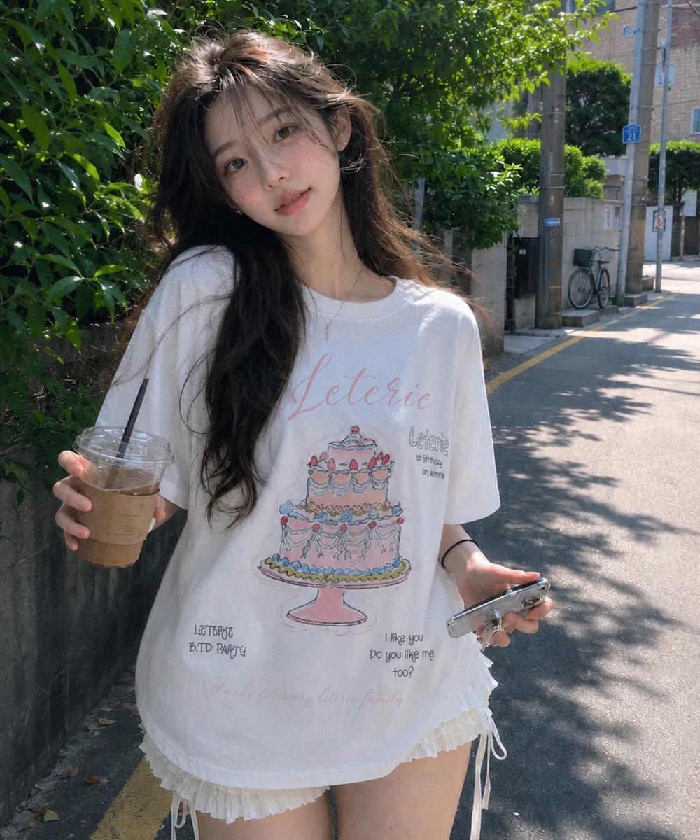 《限時團購優惠》LETERIE SWEET CAKE T-SHIRTS