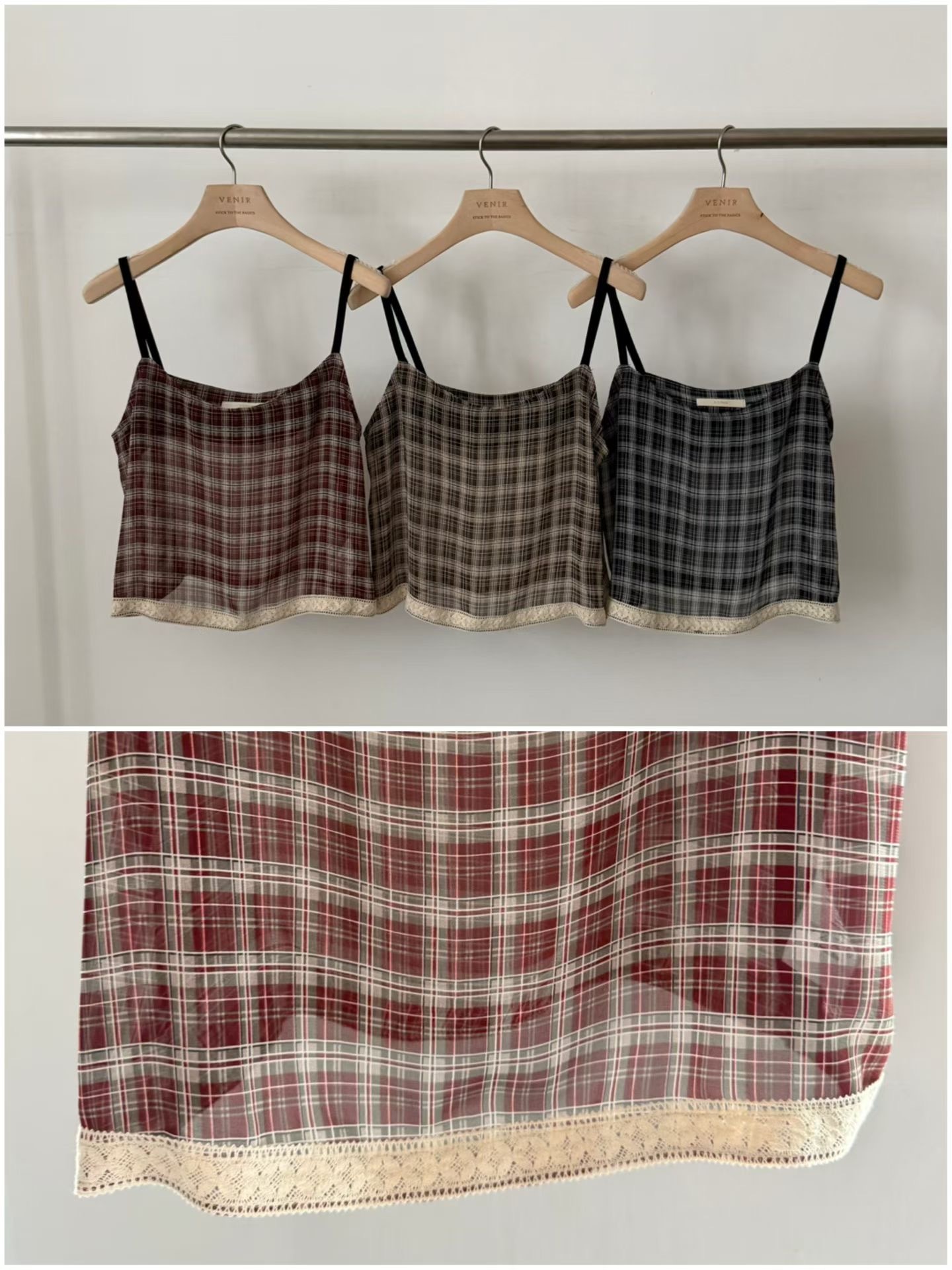 VE2664 Knox Checked Sleeveless