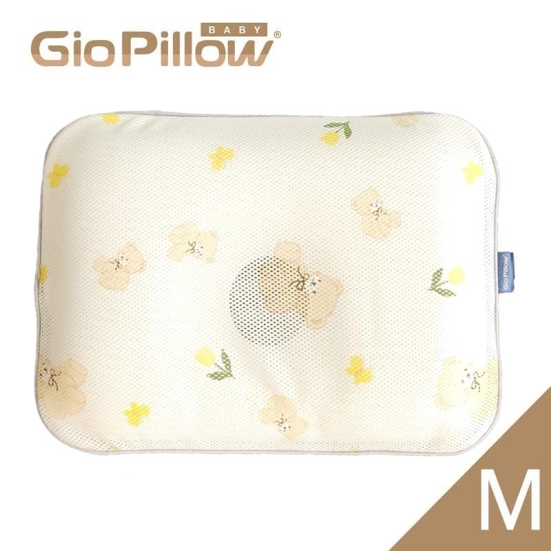GIO 超透氣護頭型枕頭  (黃色小熊)