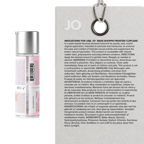 System Jo H2O Bake Shoppe Frosted Cupcake Water-Based Lubricant 60ml