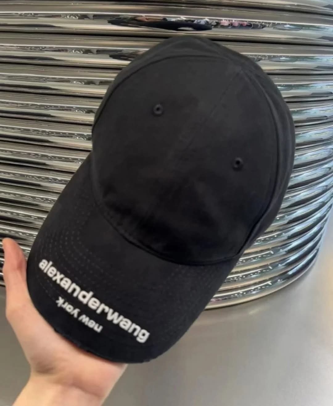 Alexandra wang 字母Logo cap 帽