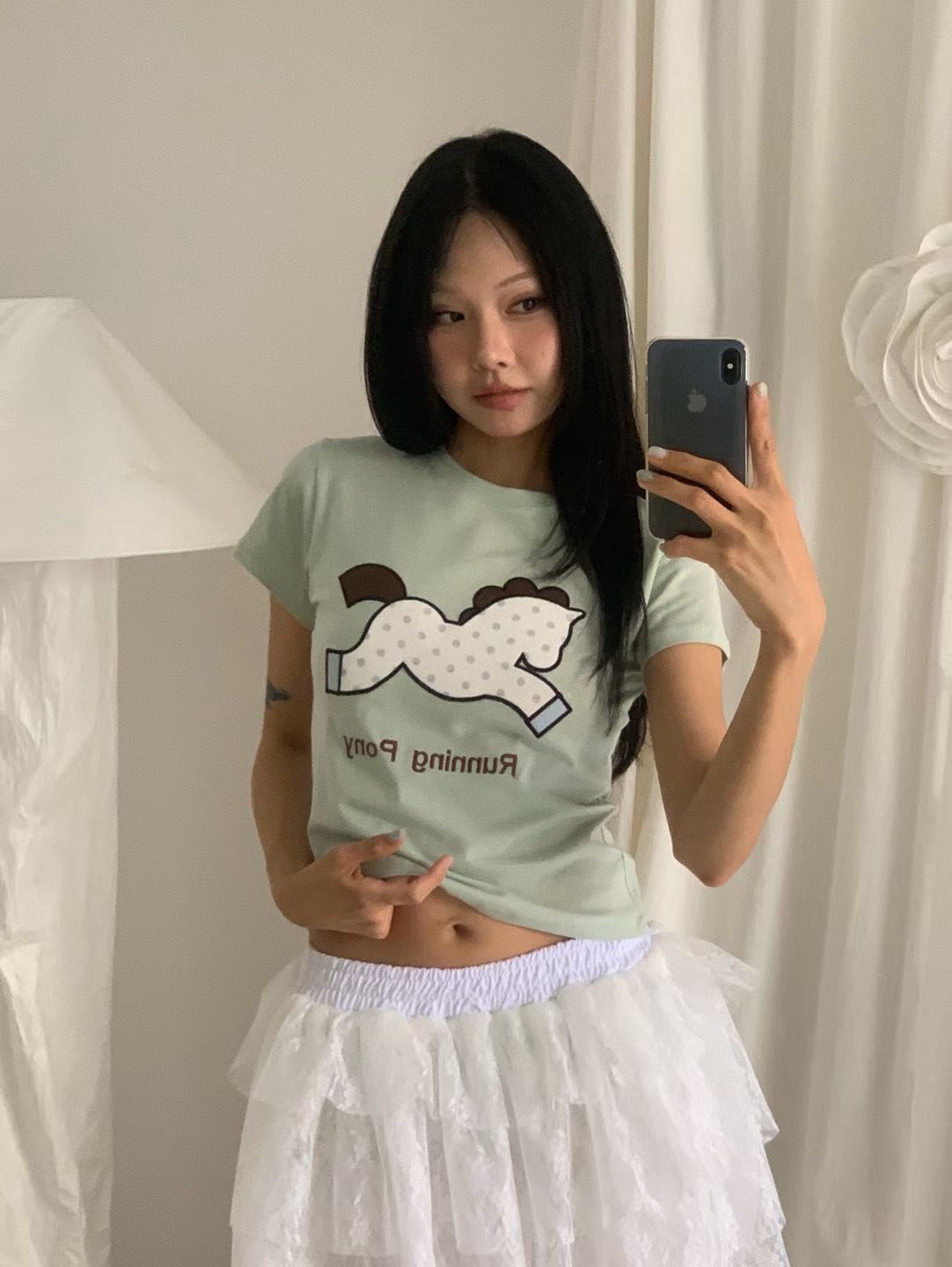 點點馬兒短袖T