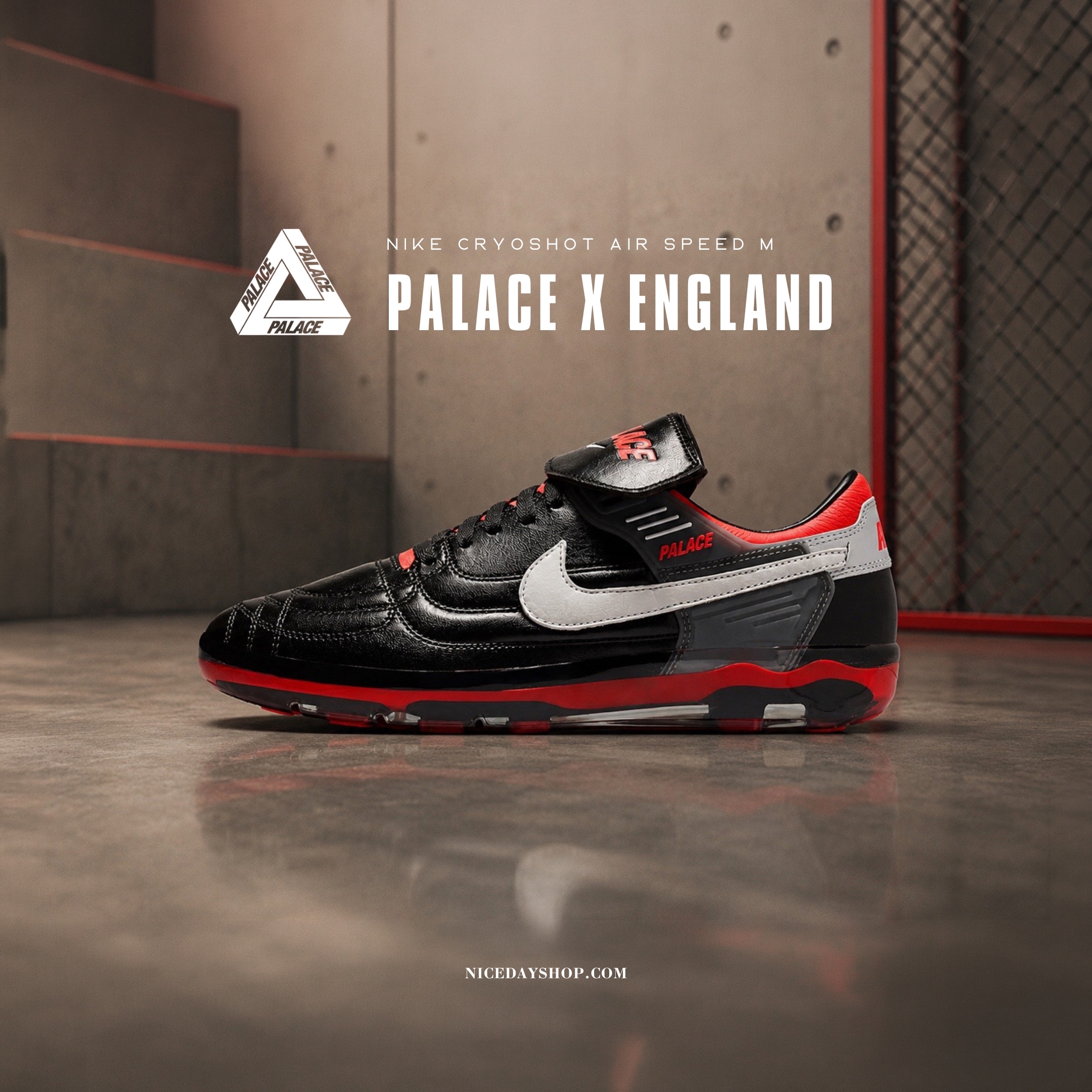 NICEDAY 代購 Palace x Nike Cryoshot Air Speed M England 英國 世足 足球鞋 聯名 IM0702-001