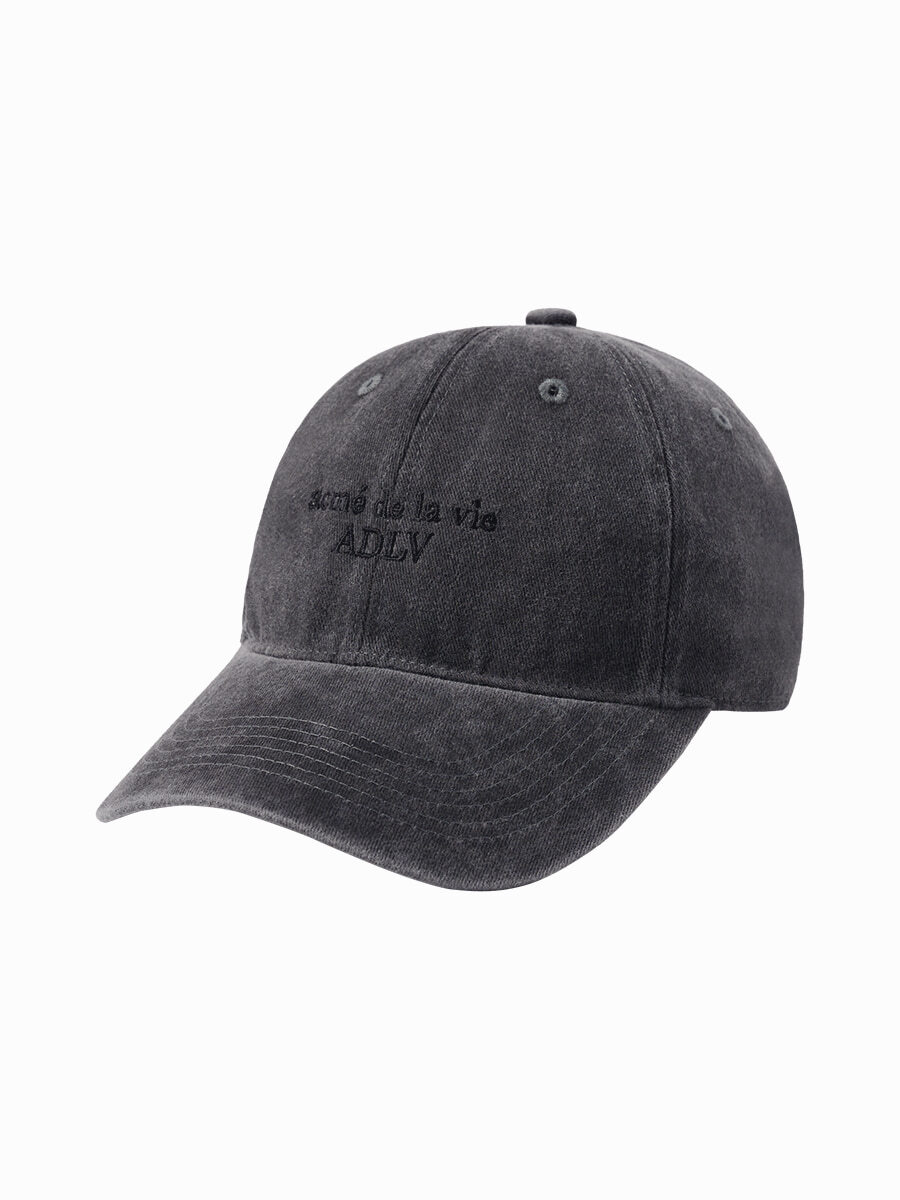Q2 ADLV BASIC LOGO SEASON3 BALL CAP - CHARCOAL