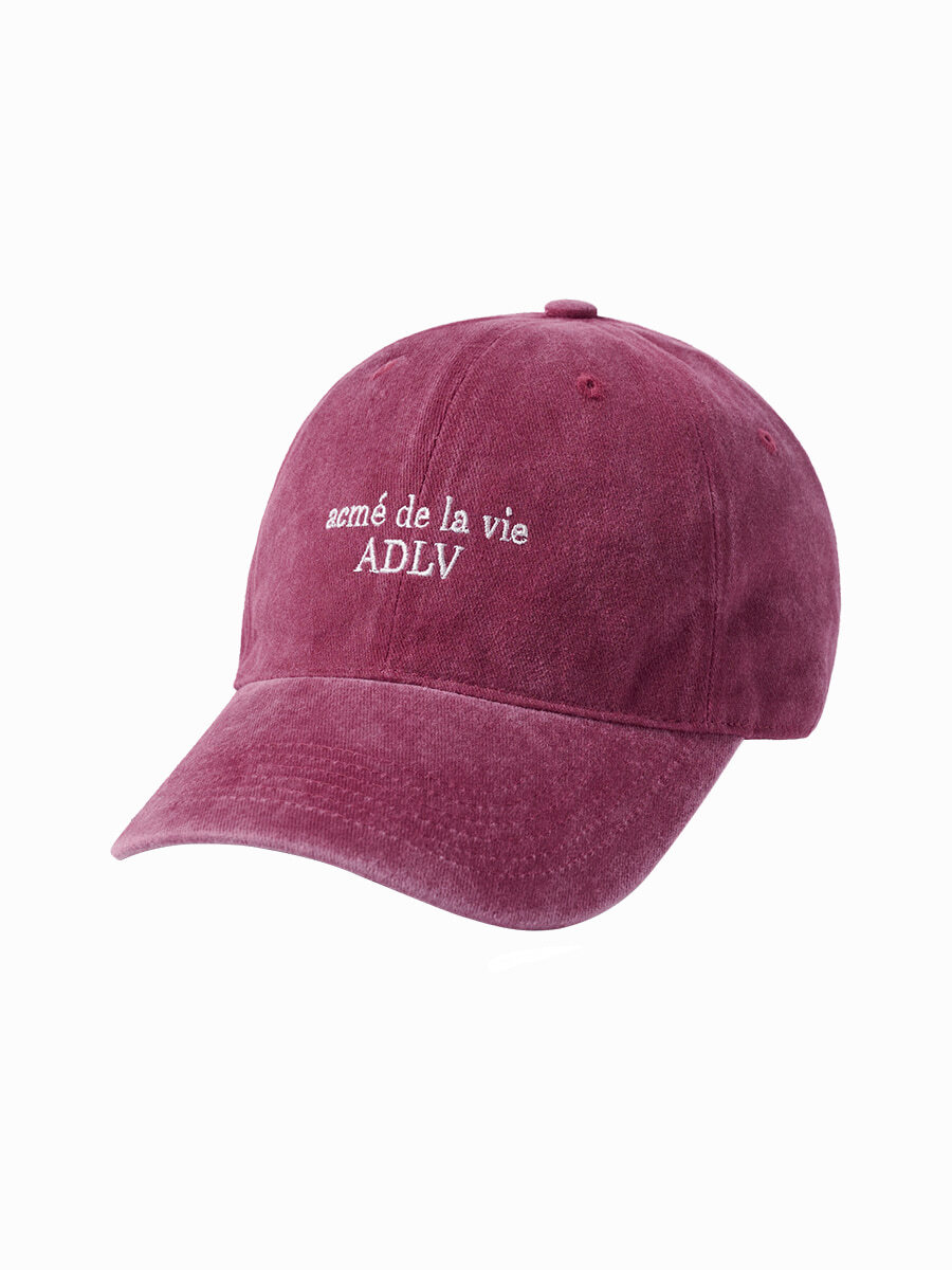 Q3 ADLV BASIC LOGO SEASON3 BALL CAP - WINE