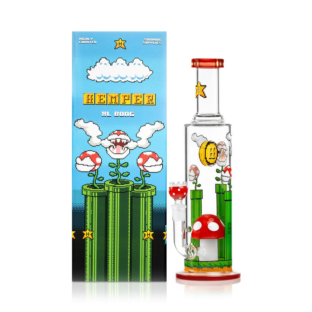Hemper - Bong 美國廠牌多款造型煙壺 - 小鴨泡澡 / 馬力歐 / 飛碟款 Nintendo Super Mario