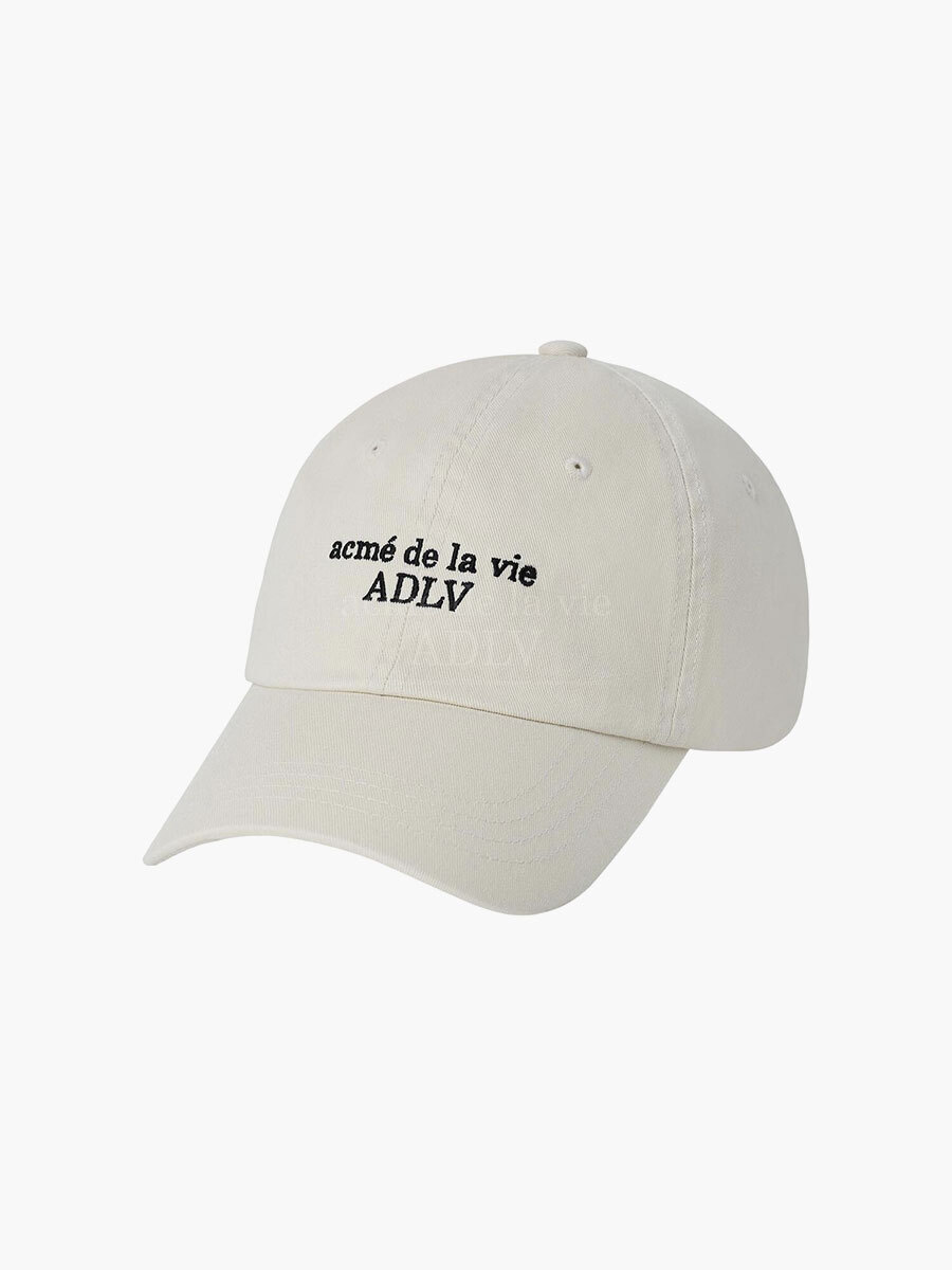 Q14 ADLV BASIC SMALL LOGO BALL CAP R - BEIGE