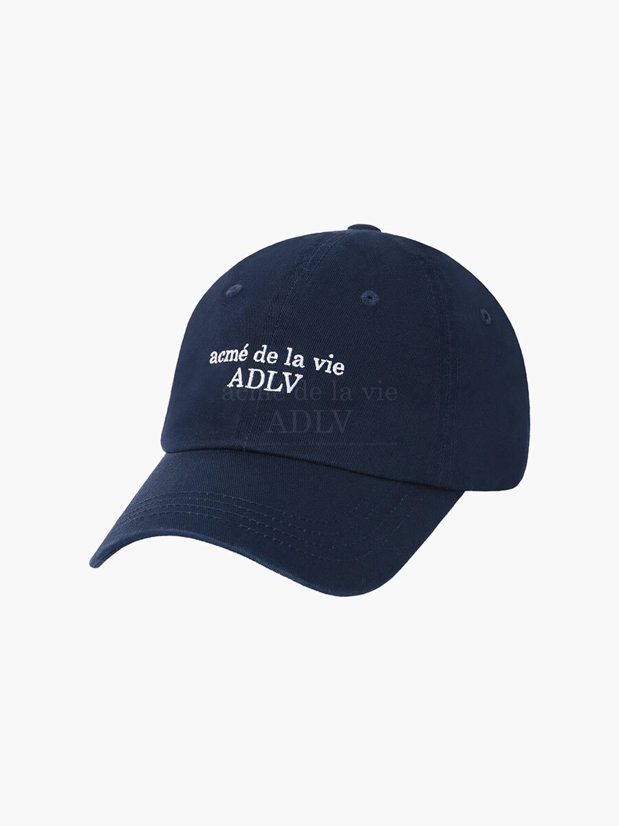 Q15 ADLV BASIC SMALL LOGO BALL CAP R - NAVY