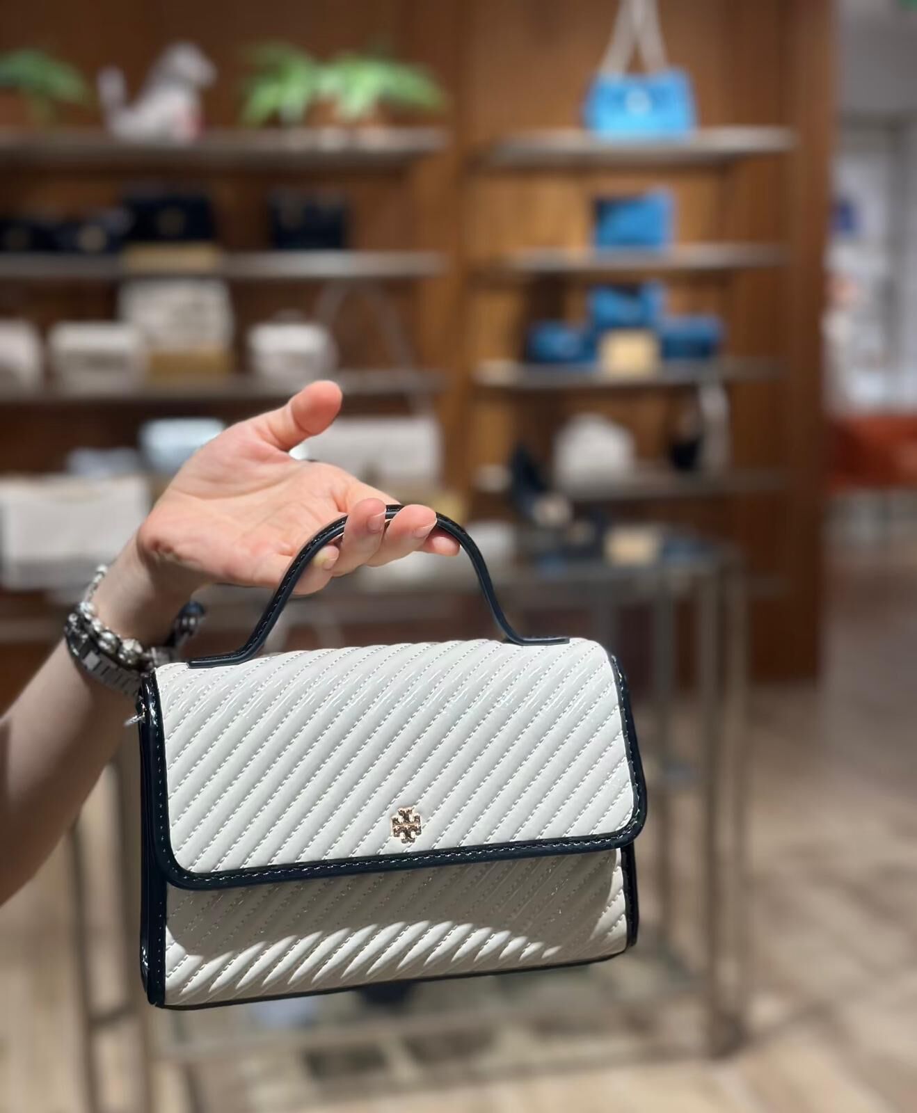 【預購】Tory Burch H0615202 Emerson 白色手提包