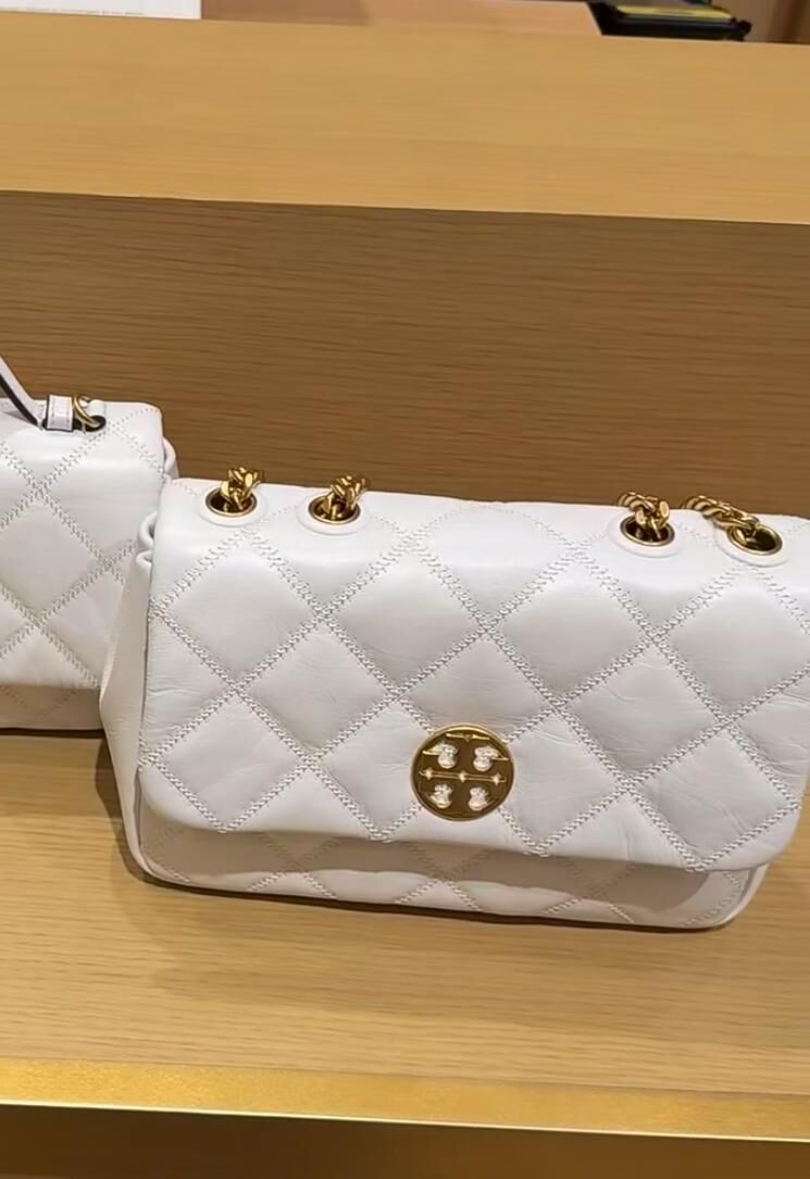【預購】Tory Burch H0615207 白色Willa小號單肩包