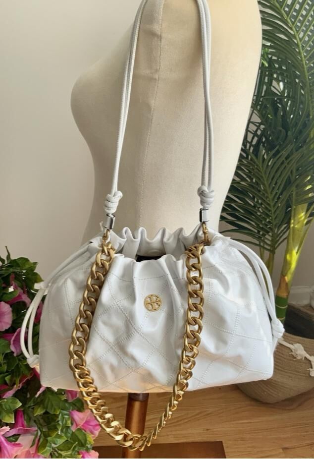 【預購】Tory Burch H0615209 白色Willa大號E/W雲朵包