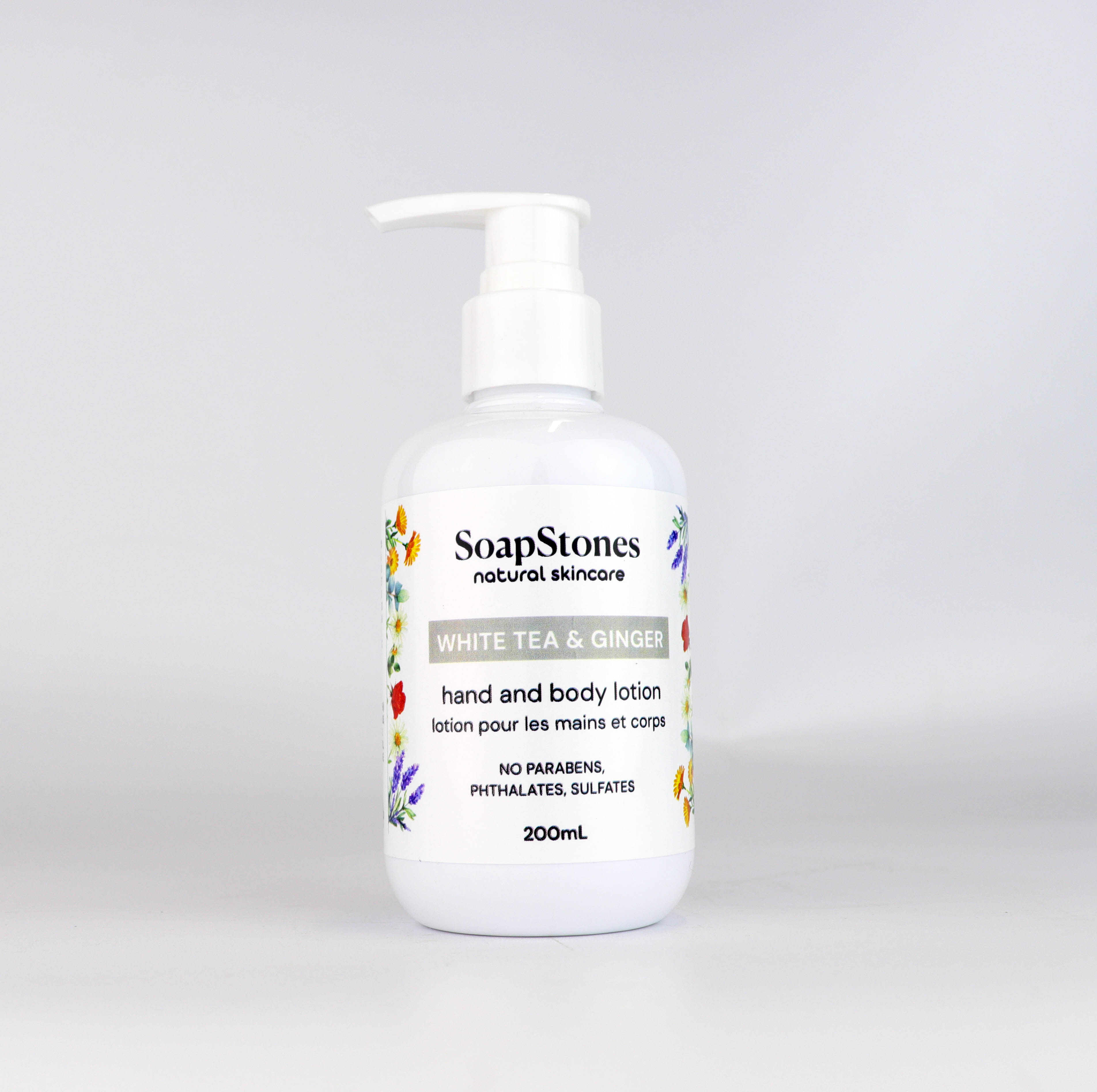 Soapstones白茶生薑手部及身體潤膚乳液
