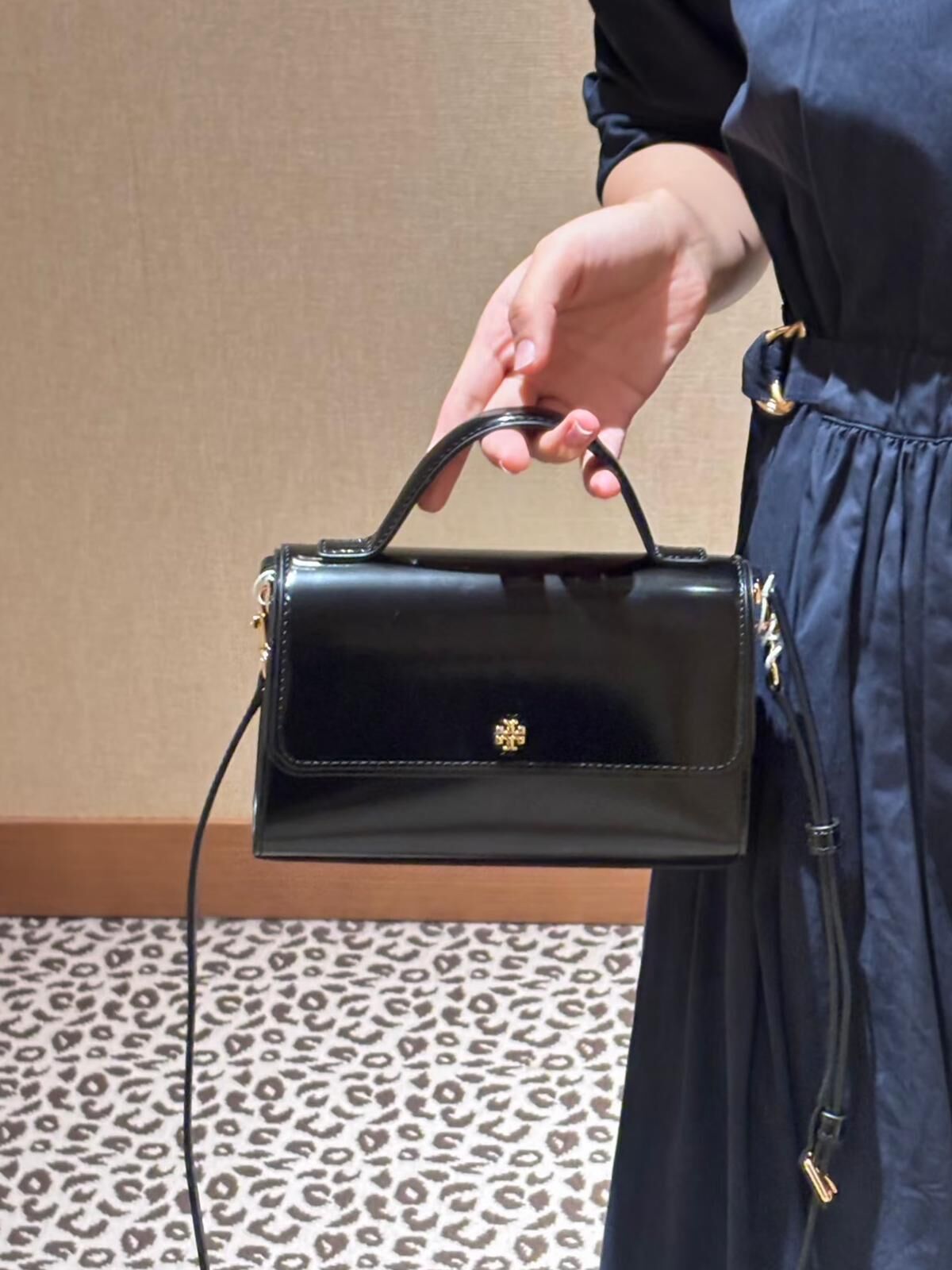 【預購】Tory Burch H0615214 黑色Emerson手提包