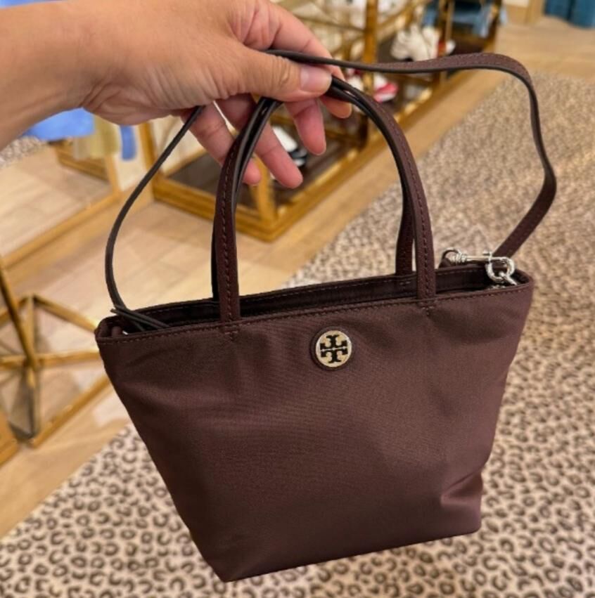 【預購】Tory Burch H0615216 啡色迷你托特包