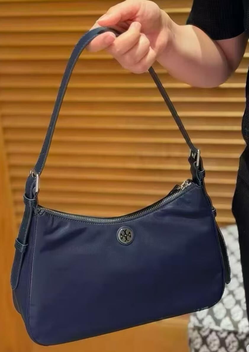 【預購】Tory Burch H0615218 海軍藍色小號尼龍單肩包