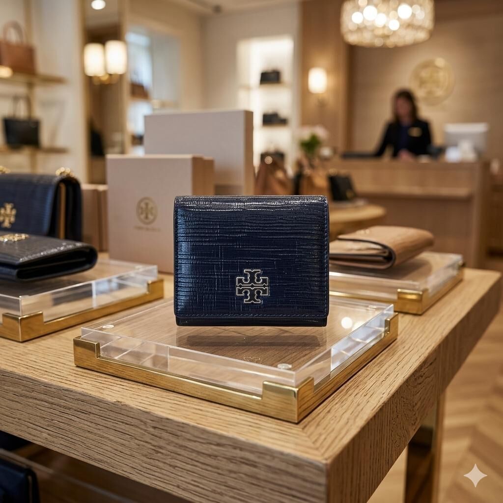 【預購】Tory Burch H0615224 海軍藍色Britten 銀包
