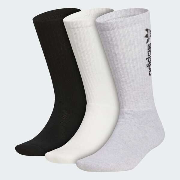 Adidas 愛迪達 Fsbs Prm Sock KD3680 中筒襪 黑白灰 三雙入 支撐