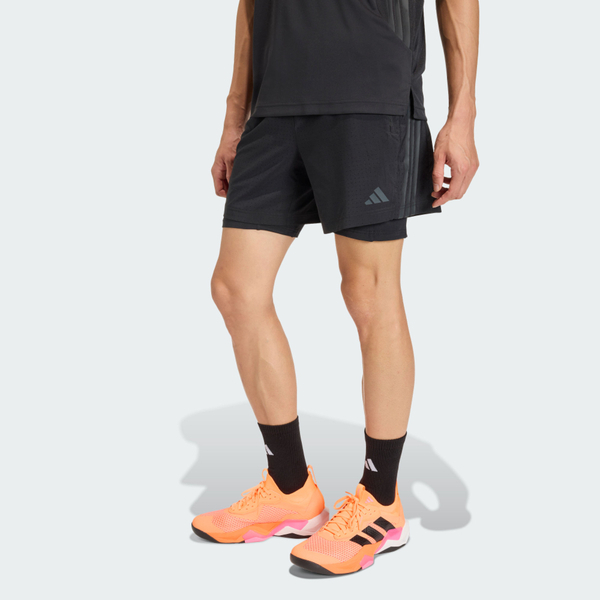 Adidas 愛迪達 Teches 2in1 Sho KE9633 男 運動短褲 二合一短褲 黑 亞版 吸濕排汗