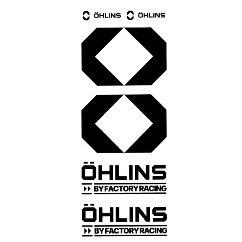 Öhlins Factory Racing限量版 原廠避震前叉貼紙組
