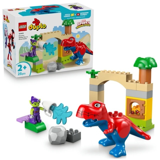 【玩具研究中心】LEGO 樂高 得寶 Dinosaur Spidey-Rex 大戰綠惡魔 10463