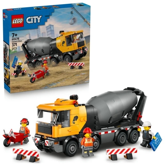 【玩具研究中心】LEGO 樂高 城市系列 混凝土攪拌車 60478