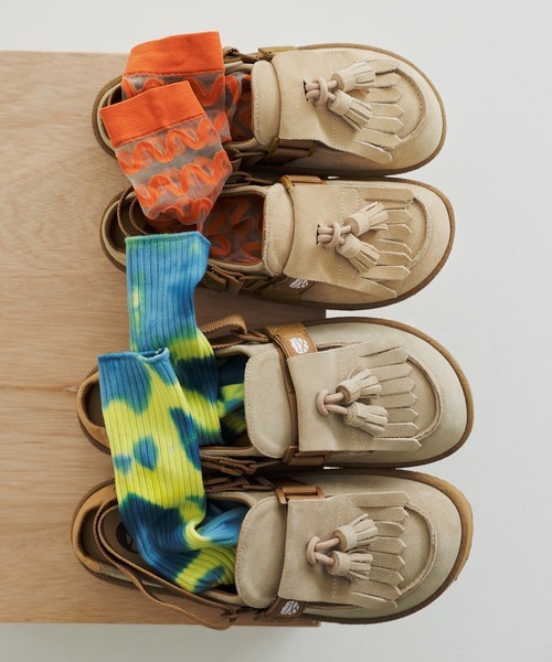 預購┃SHAKA MOC MULE TASSEL SUEDE 4WAY 莫卡辛 麂皮 穆勒 涼鞋 流蘇