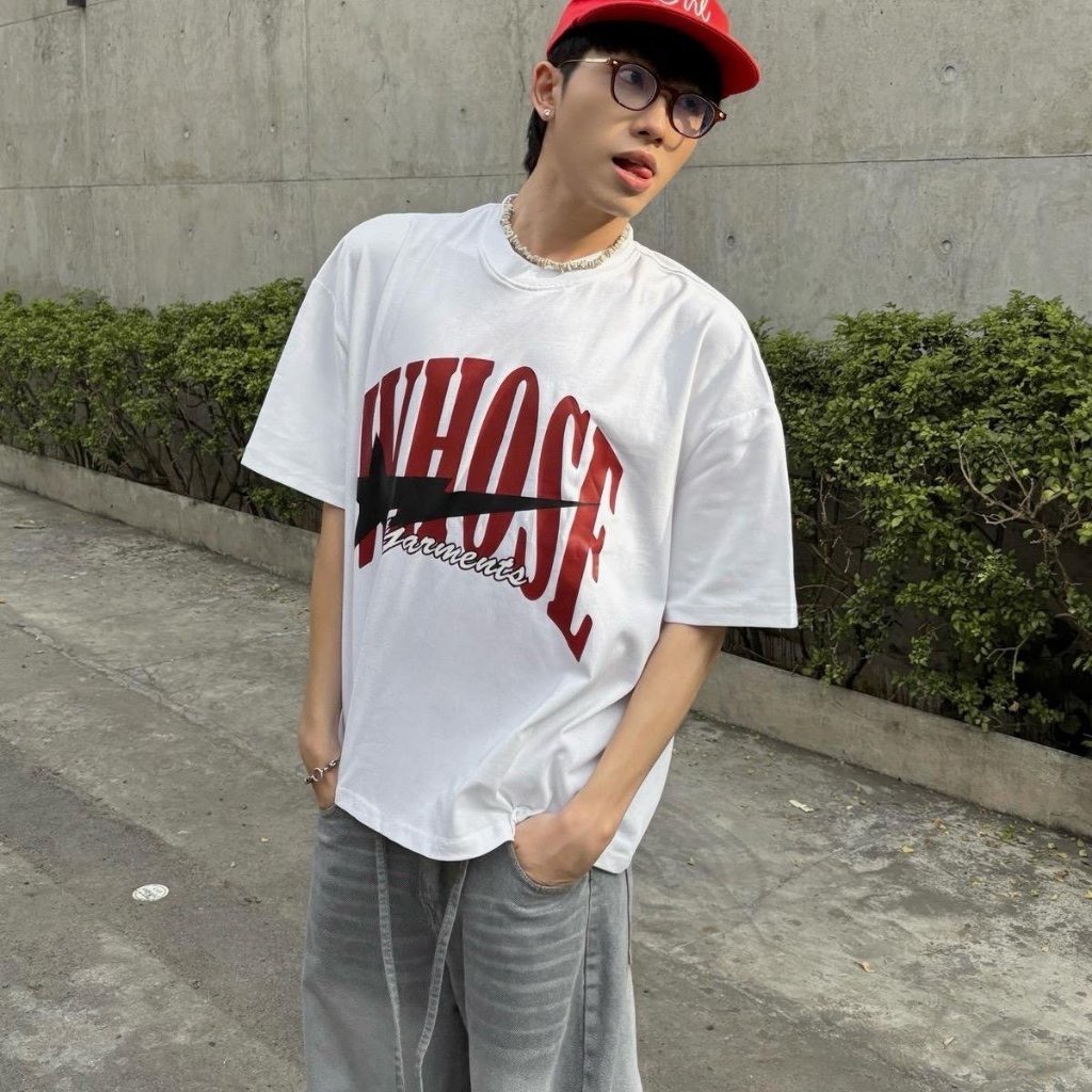 （現貨）越南品牌 WHOSE LASER STAR 大logo 短寬 Boxy 短T WHOSE03