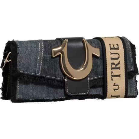 【預購】H061625 True Religion 毛邊翻蓋斜揹袋