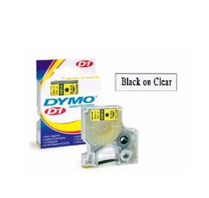 DYMO  SC40910 D1 標籤帶  9mm x 7M (透明底黑字) 505740910