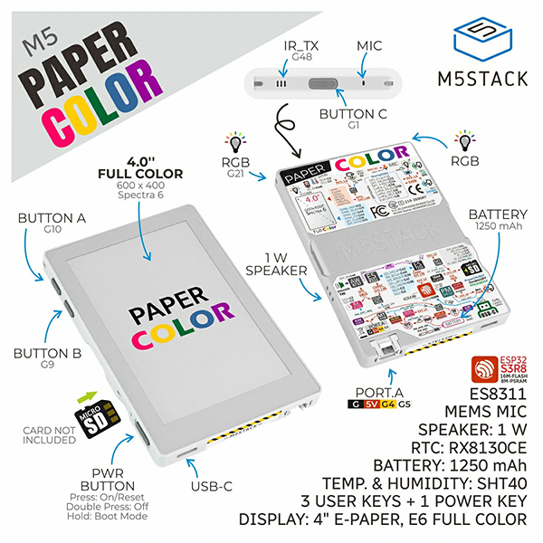 M5Stack PaperColor