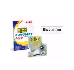 DYMO  SC43610 D1 標籤帶  6mm x 7M (透明底黑字) 505740610