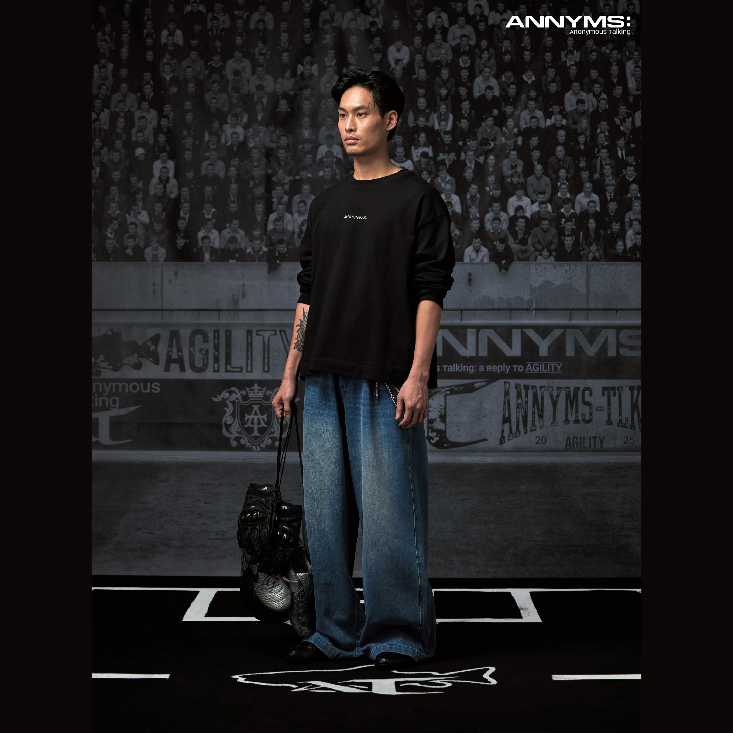 AT x AGILITY / Iogo LS Tee 魚點 長袖Tee [AA-LS03]