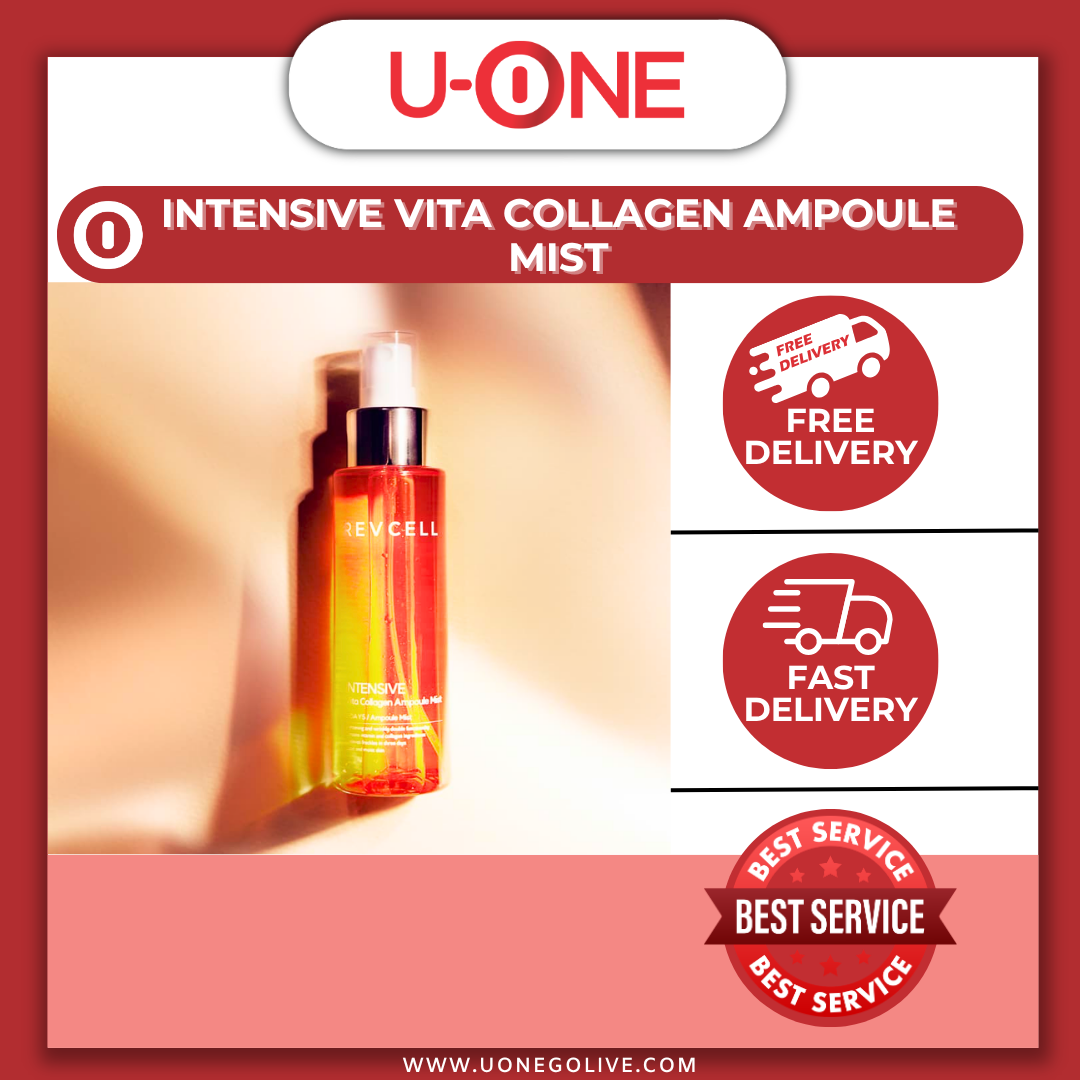 U-ONE | Korea | Revcell| Intensive Vita Collagen Ampoule Mist | 100ml