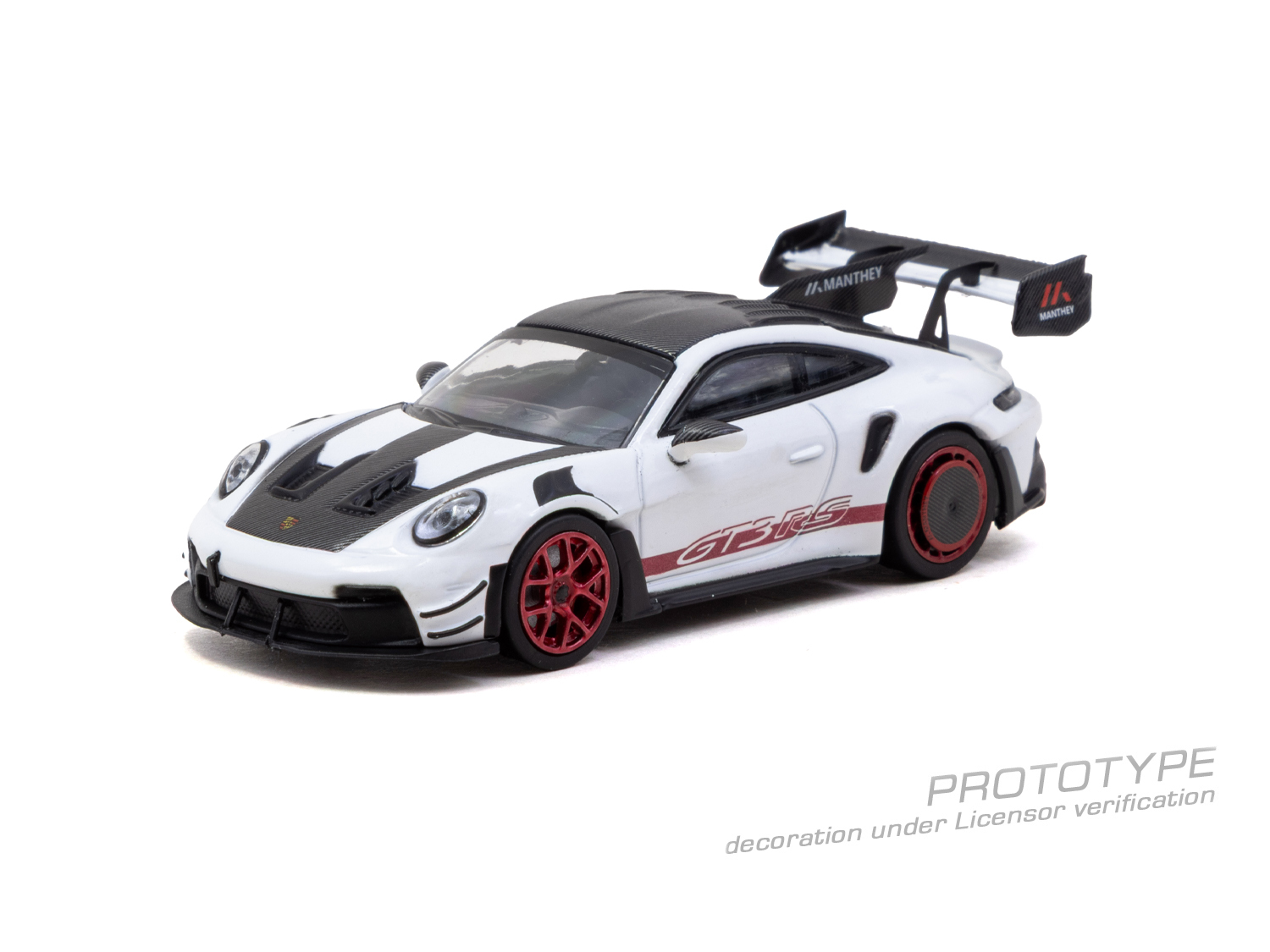 [預訂] Tarmac Works 保時捷Porsche GT3RS (992.1) MR 白紅 Tarmac 特別版
