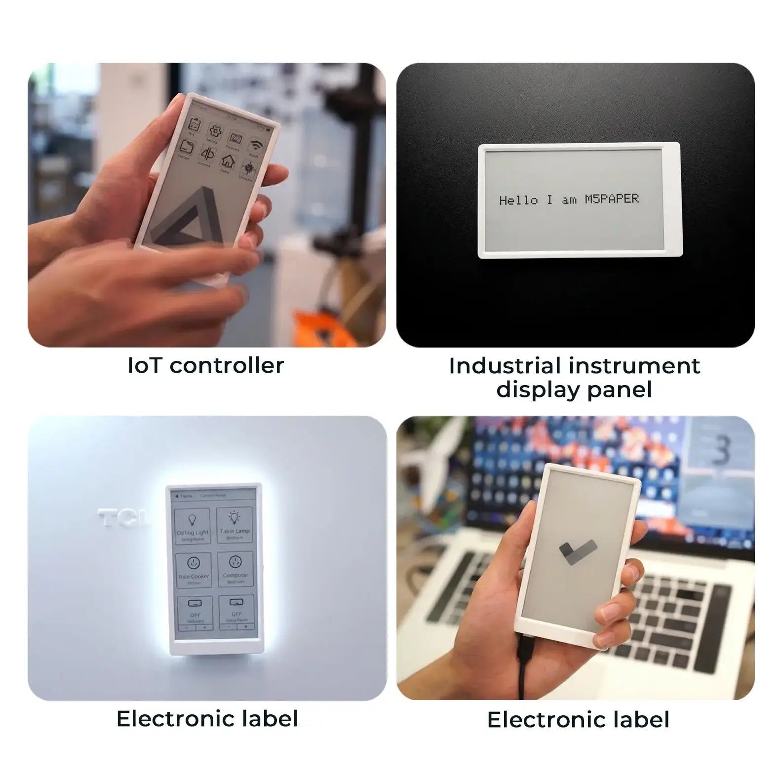 M5Paper,ESP32 4.7吋電子紙開發套件 V1.1,應用範圍