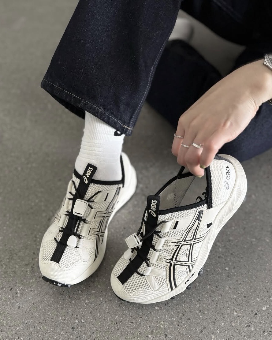 Asics Gel-Sonoma 復古 緩震 抽繩 機能 可踩後跟 米色