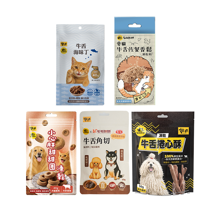 毛孩乾杯 犬貓各式牛舌零食 凍乾 牛舌捲 牛舌燒烤片