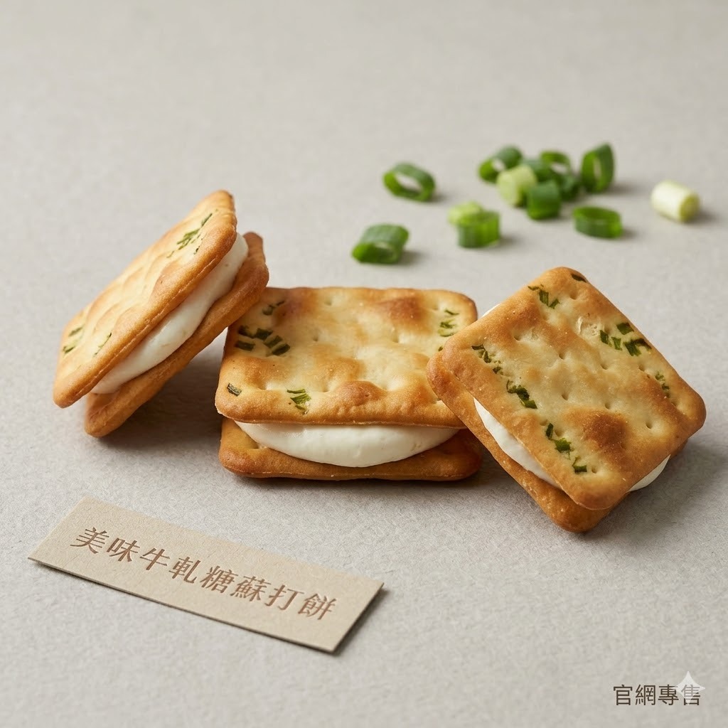 蔥味牛軋餅