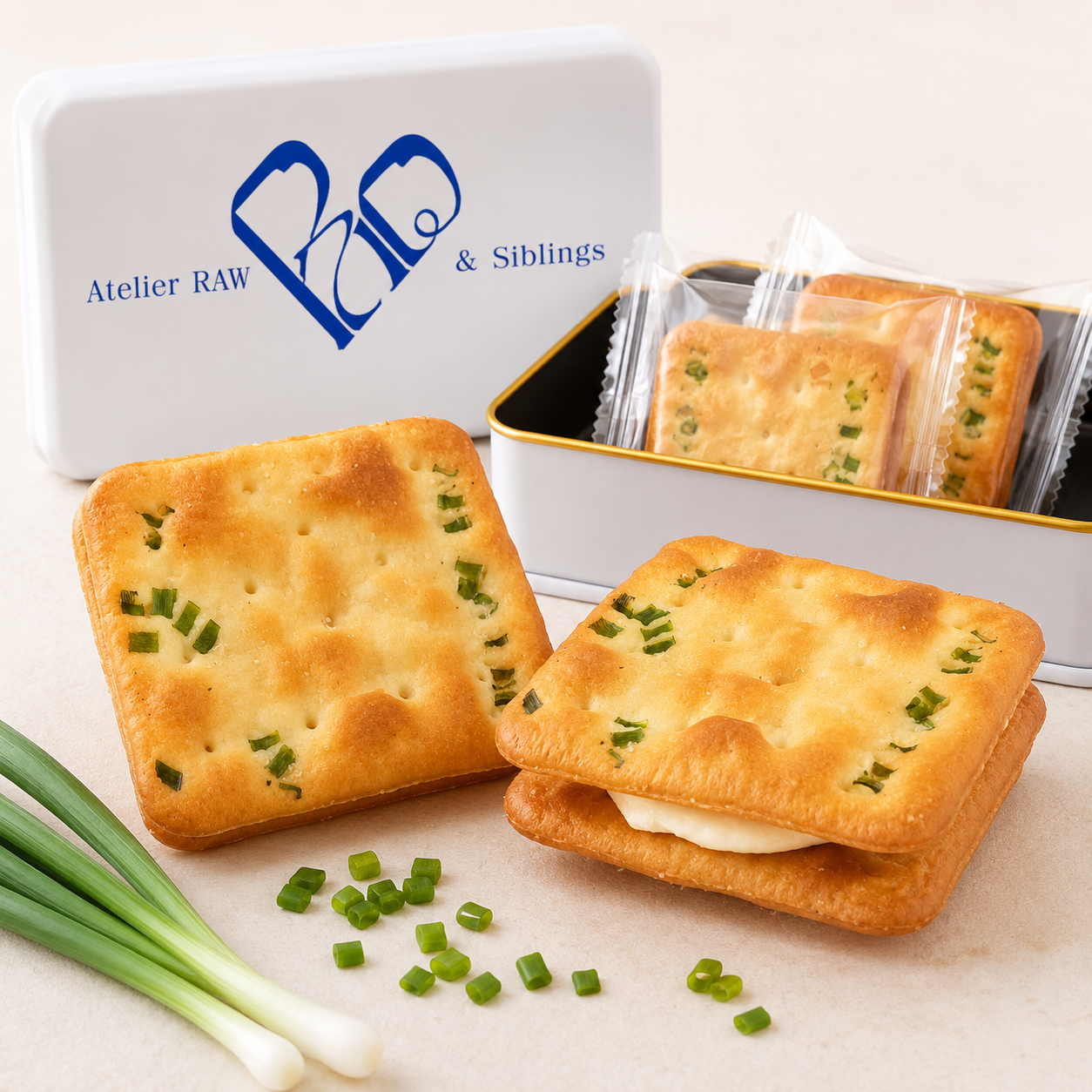 蔥味牛軋餅