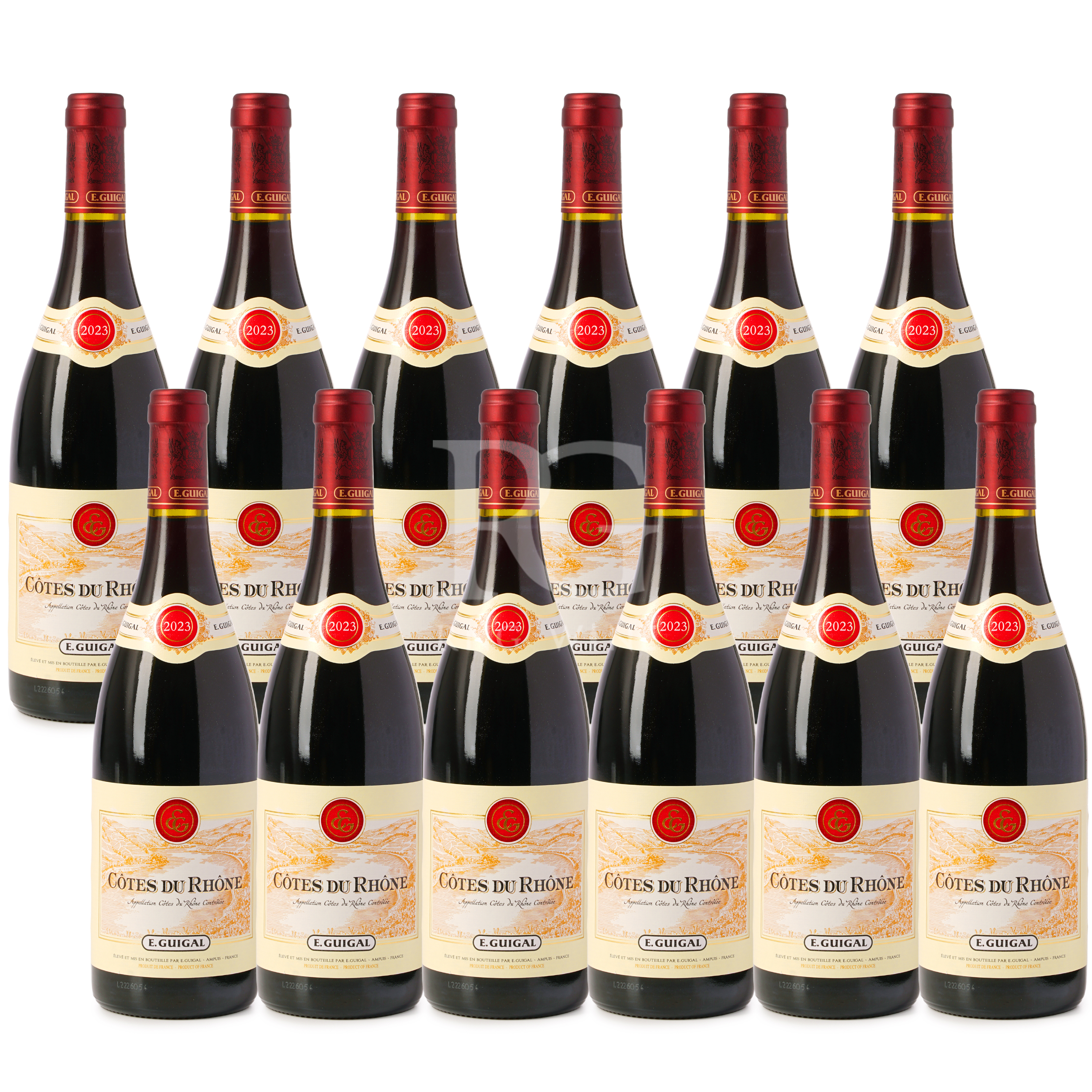 E.Guigal Cotes du Rhone 2023 (RP90) - 12 Bottle Pack