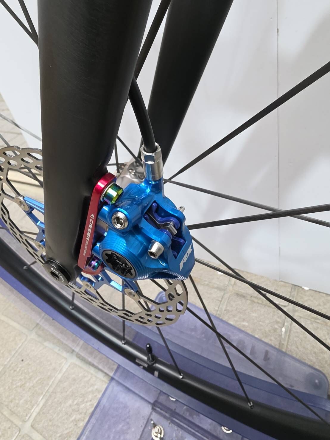 HOPE TECH RX2 SRAM版本用 碟煞油壓卡鉗 DOT油+BRAKCO 浮動碟盤 中心鎖入式