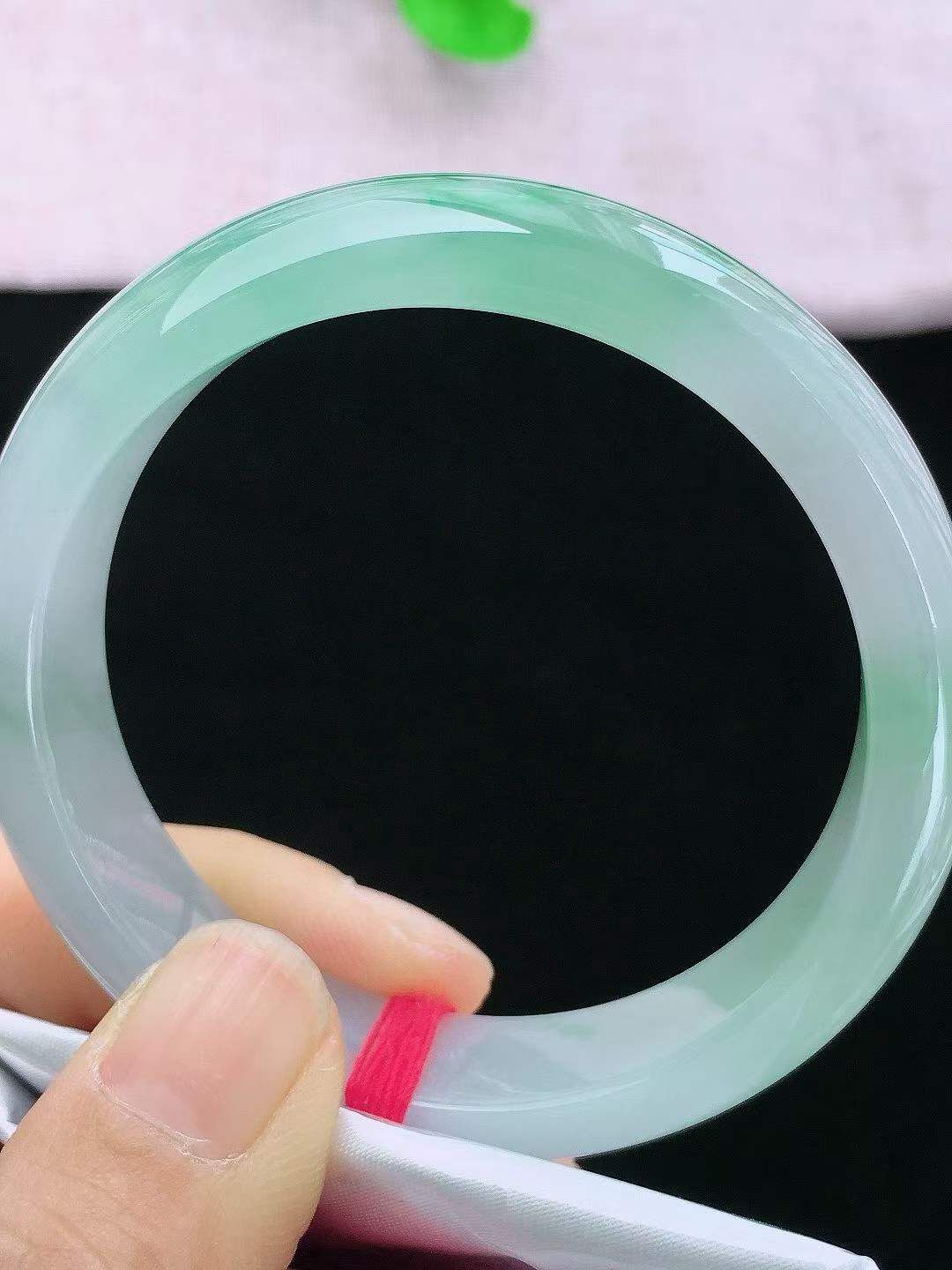 冰晴正圈翡翠手鐲,天然翡翠A玉, 緬甸玉, Jade, Jadeite
