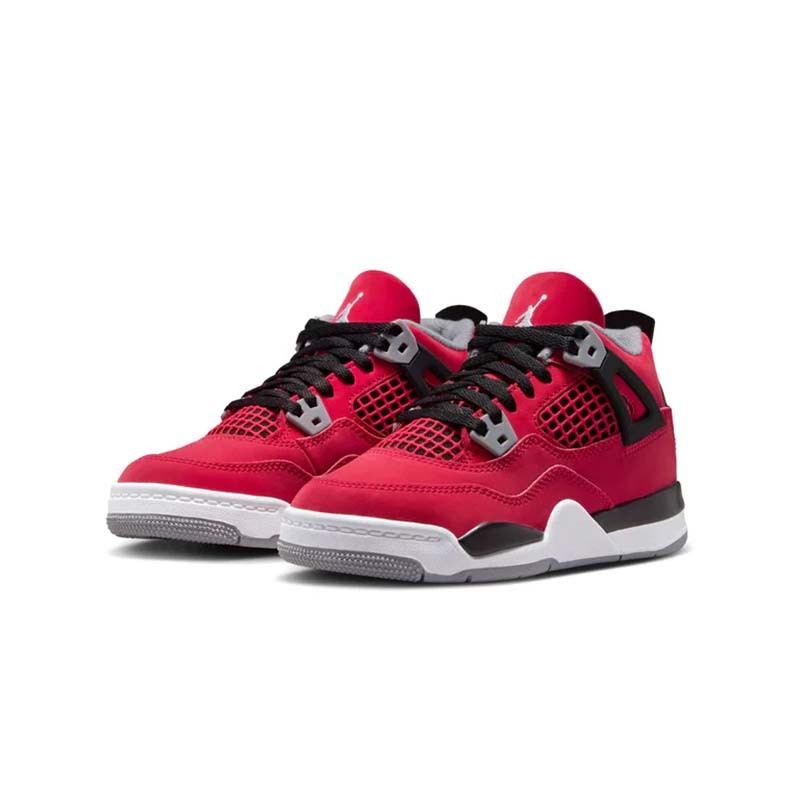Air Jordan 4 Retro "Toro Bravo" PS 2026 紅牛復刻 芝加哥 麂皮 黑紅色 中童 HV4381-600 [台灣現貨]